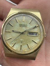 Seiko Mens Gold Quartz Watch