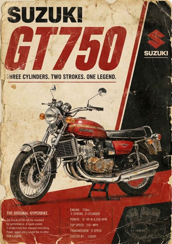 Suzuik gt750 750 - suzuik,