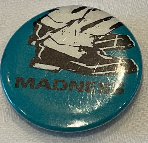 Madness vintage pin badge - madness,