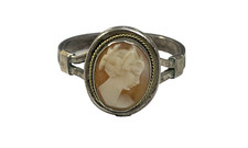 Antique Solid Silver 800 Cameo