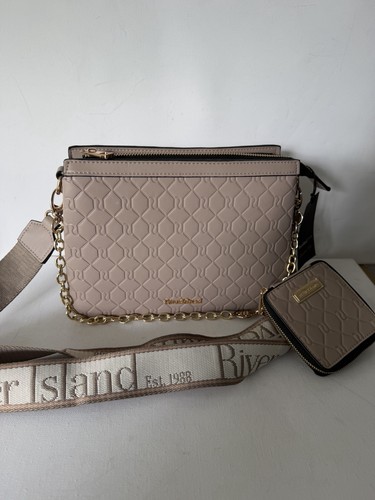 River island beige - , embossed
