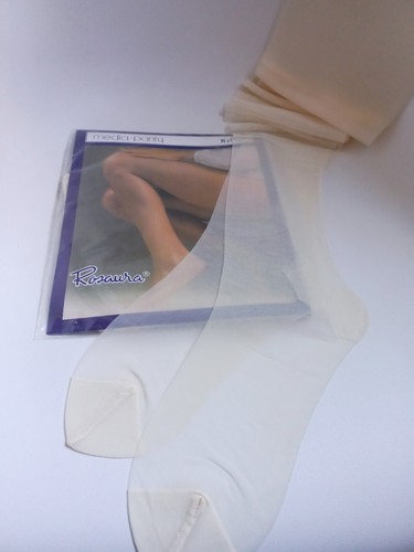 Rosaura bone panty tights - bone,