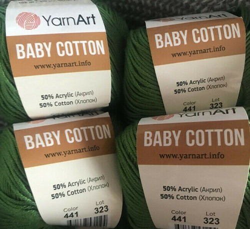 200g yarnart green - yarnart, cotton