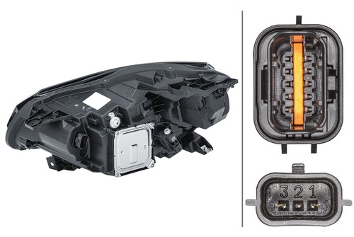 Hella led headlight right - hella,