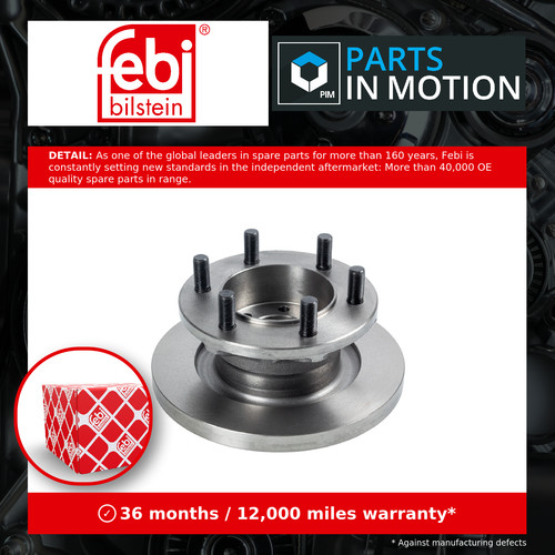 Brake disc single - disc, front