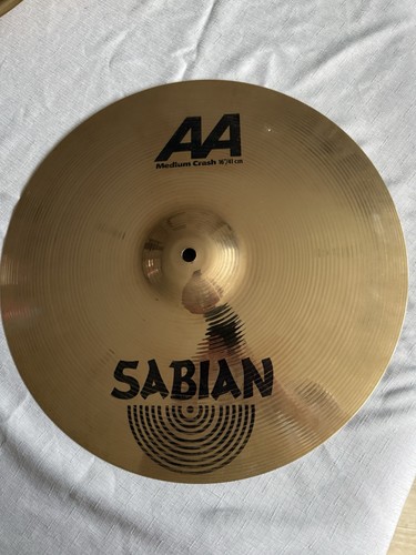 Sabian medium crash - 16”, aa