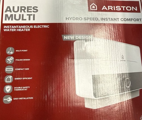 Ariston aures water heater - water,