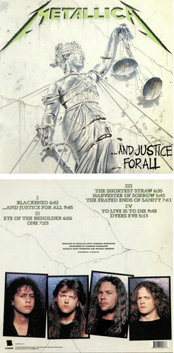 Metallica and justice for - metallica,