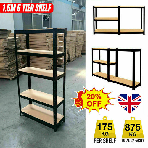 Boltless garage racking tier - garage,