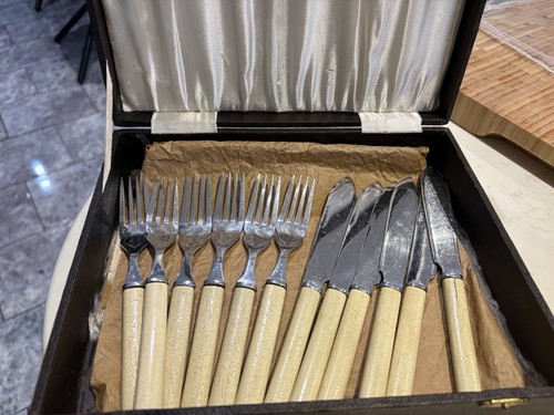 Fish knife fork - knife, &