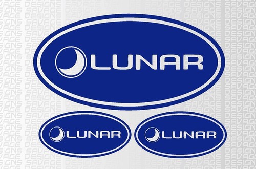 Lunar logo decal stickers - lunar,