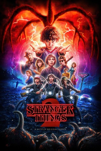 Stranger things series wall - series,