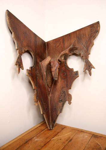 Vintage deer hunting wood