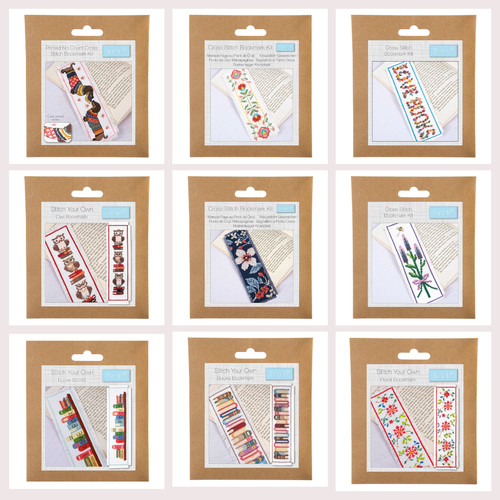 Counted cross stitch - cross, bookmark