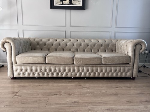 Chesterfield leather sofa - chesterfield,