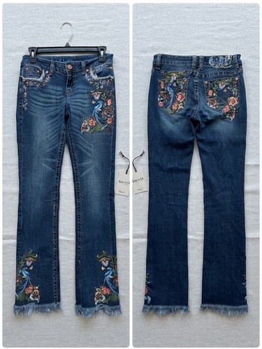 Grace embroidered jeans - grace,