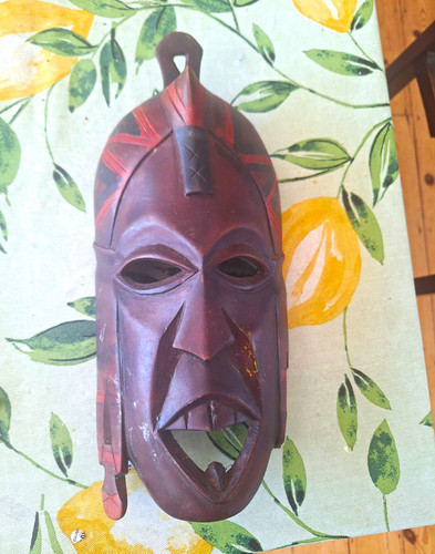 Carved wooden tribal - carved,