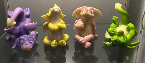 Cute dragon ornaments - 4,