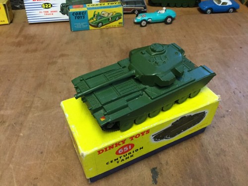 Boxed dinky 651 centurion tank - dinky,