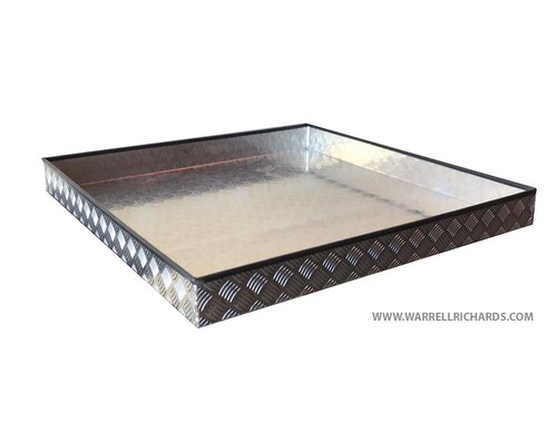 Aluminium chequer 5bar tray - chequer,