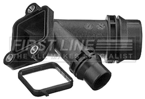 Coolant housing flange pipe - coolant,
