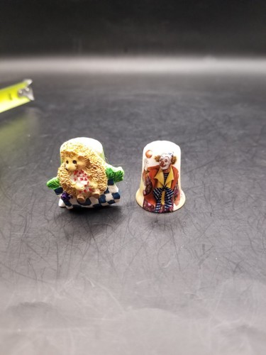 Thimbles clown and hedgehog - thimbles,