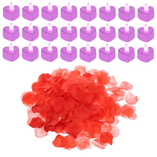 24pcs heart shaped led - 24pcs,