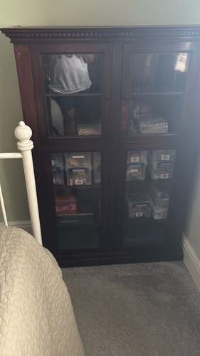 Library with crystal - , doors