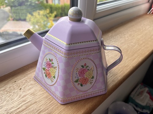 Pink floral novelty teapot - floral,