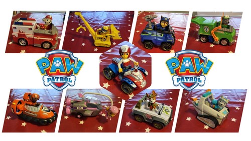 Paw patrol figure vehicle - paw, figure/vehicle