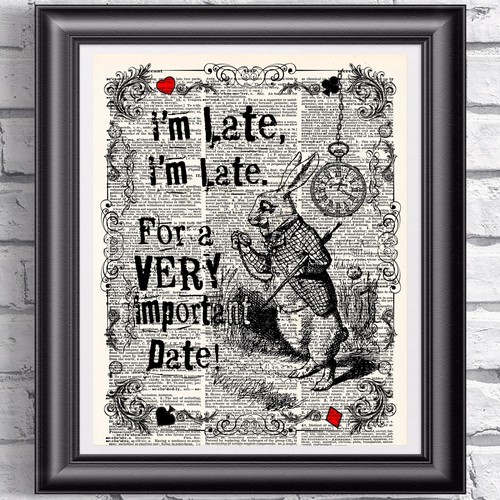 Art print dictionary antique - print,