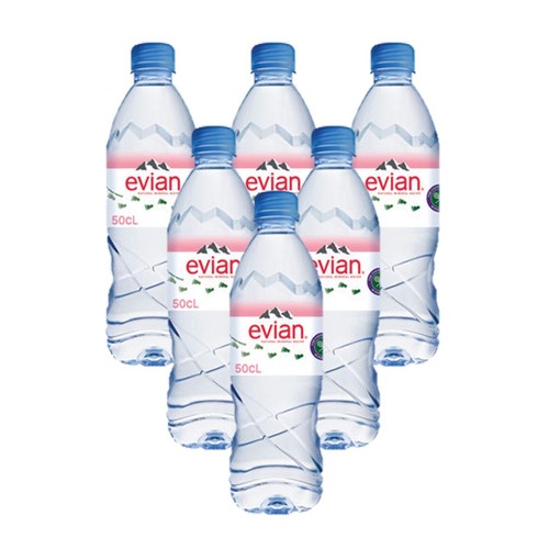 Evian mineral water 500ml - mineral,