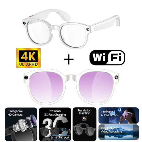 Smart glasses 8mp - glasses, camera