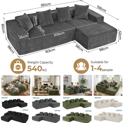 Jumbo cord corduroy corner - jumbo,