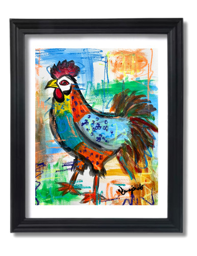 Guajardo art original 14x11 - art,