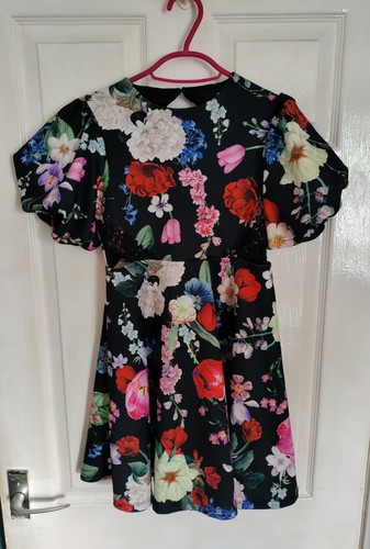 Child girls scuba black - child, floral