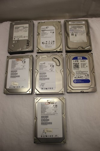 Job lot hard disk drives - hard,