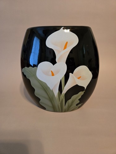 Vintage black calla lily - black,