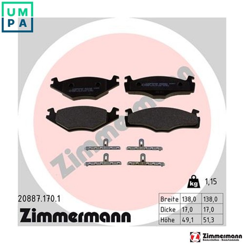 Brake pad set - brake,