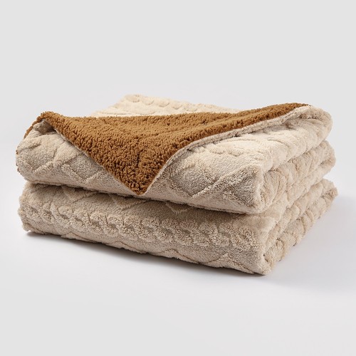 Sherpa fleece blanket soft - fleece,
