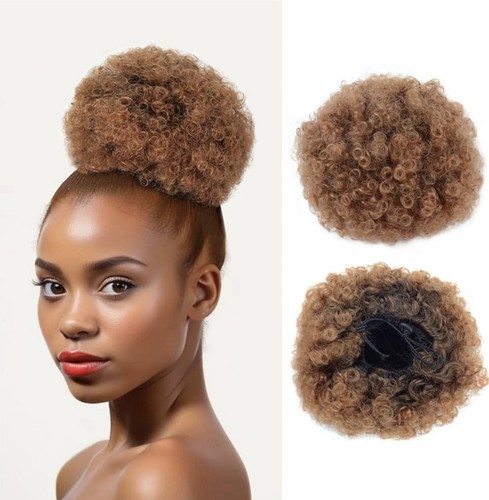 Afro puff bun drawstring - bun,
