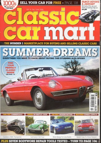 Classic car mart june - car, 2008