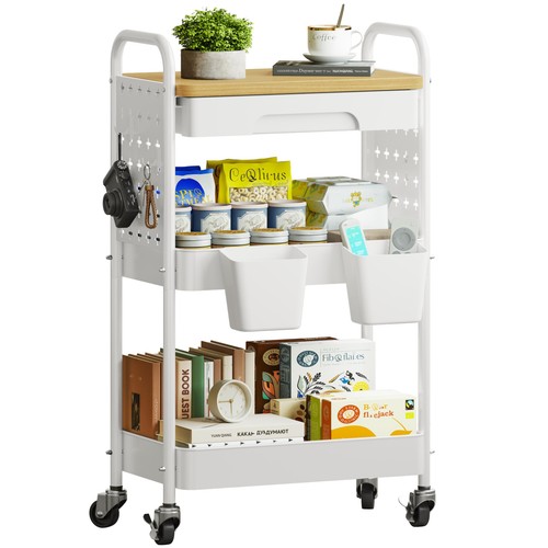 Tier kitchen storage trolley - 3-tier,