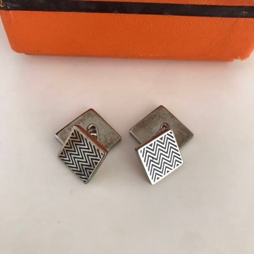 Authentic hermes silver black - authentic,