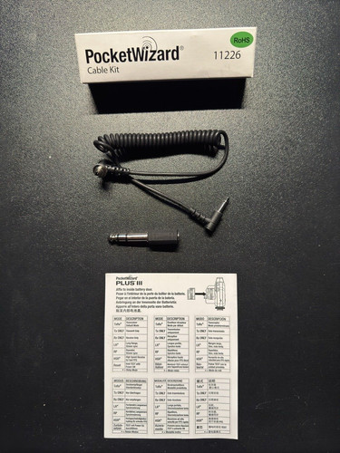 New pocket wizard cable kit - new,
