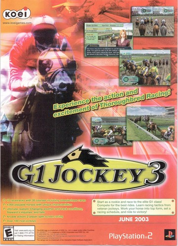 2003 playstation jockey - playstation, g1