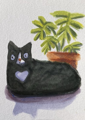 Aceo original mixed media - aceo,