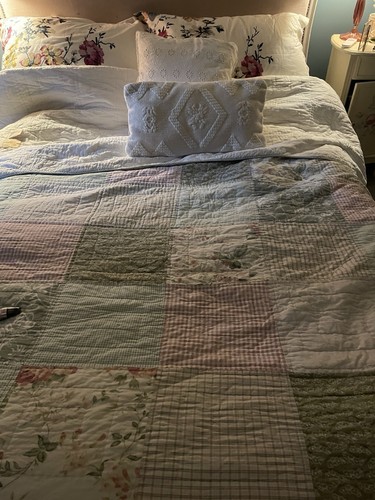 Vintage patchwork quilted - vintage,