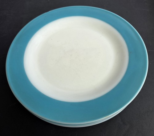 Pyrex milk glass turquoise - glass,