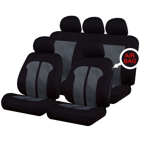 Black grey full - full, front
